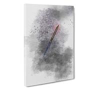 Blast Off Canvas Print | Gallery Wrapped 30mm Frame Wall Art | 30x20 inches | Ready to Hang | Abstract Picture | Living Room Bedroom Lounge Office