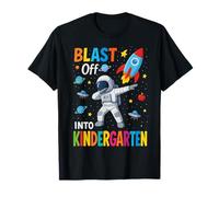 Blast Off Into Kindergarten Back To School Rocket T-Shirt