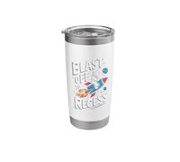 Blast to Recess Astronomy Astrology STEM Student Outer Space Stainless Steel Insulated Tumbler