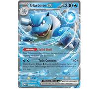 Blastoise ex 009/165 Double Rare Pokemon Card (Pokemon SV 151) + 1x TitanCards® Toploader