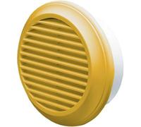 Blauberg 100mm Cotswold Stone Round Fixed Blade Wall Vent Grille For Ducting, Fans, Soffit, Bathroom, Kitchen, Hvac Ventilation