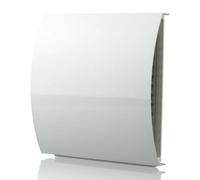 Blauberg 100mm - External Wall Wind Sound Baffle Vent Cover Draft Excluding Air Ventilation For Extractor Fans & Heat Recovery - White