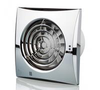 Blauberg 150mm Calm Extractor Chrome Fan Pull Cord - CALMCHROME150S