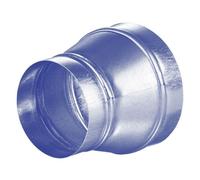 Blauberg 160-150mm Metal Duct Reducer Round Reducer Duct Fitting Pipe Increaser Reducer Galvanized Steel