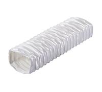 Blauberg 204x60mm x 1m Blauflex White Rectangular Flat PVC Flexible Ducting