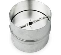 Blauberg 8-Inch Circular Inline Backdraft Damper - Butterfly Action Draft Shutter, 200mm - Airflow Control