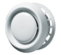 Blauberg Adjustable Round Ventilation Diffuser Extract Air Valve Circular Ceiling Mounted Vent Grille Mvhr - 125mm 5" Dia