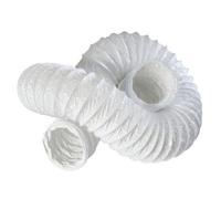 Blauberg Blauflex White Pvc Ducting 125mm Dia X 3M