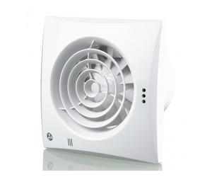 Blauberg CALM-100-T Low Noise Energy Efficient Bathroom Extractor Fan with Timer White - 4" 100mm