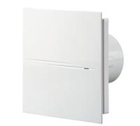 Blauberg UK Quiet Style 100 Blauberg Calm Design Low Noise Energy Efficient Bathroom Extractor Fan White 100mm Standard, 7.5 W, 240 V