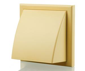 Blauberg DECOR 185X185/125HK COTSWOLD STONE Plastic Cowled Hooded Air Ventilation Wind Baffle Wall Grille 5" 125mm