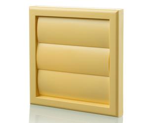 Blauberg DECOR 185X185/150G COTSWOLD STONE Plastic Vented Back Draught Air Gravity Shutter Ventilation Grille 6" 150mm