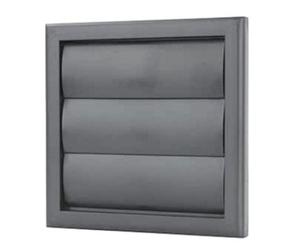 Blauberg Decor155X155-100Gsgry Gravity Ventilation Grille - 100mm / 4 Inch (Slate Grey)