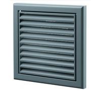 Blauberg Decor155X155/100Ssgr Fixed Ventilation Grille With Flyscreen 100mm