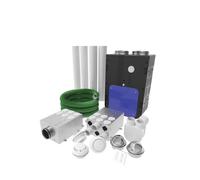 Blauberg EC-S5B-270-AK2 Komfort 2-Bed Flat or Apartment, Complete Vertical MVHR Heat Recovery Ventilation Kit