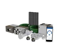 Blauberg Komfort 4-Bed House, Complete Vertical Mvhr Heat Recovery Ventilation Kit