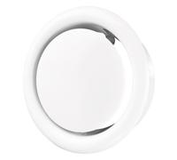 Blauberg Metal Extract Air Valve White Finish - 100mm