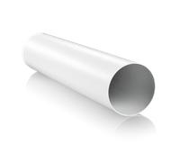 Blauberg Plastic Circular Solid Ducting 100mm dia x 500mm long