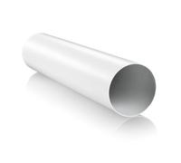 Blauberg Plastic Circular Solid Ducting 125mm Dia X 500mm Long