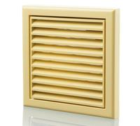 Blauberg Plastic Vented Fixed Blade Air Ventilation Louvred Grille - 125mm Cotswold Stone