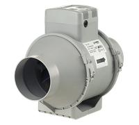 Blauberg TURBO-100 Turbo In-line Mixed Flow High Performance Extractor Fan - 4" 100mm
