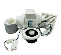 Blauberg Turbo-E Bathroom Shower Fan Kit 100mm with Timer & MR16 LED Light