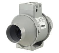 Blauberg Turbo In-line Mixed Flow Fan with Timer - 100mm - TURBO-100-T