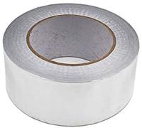 Blauberg UK 100 mm Metallic Flame Retardant Highly Tactile Duct - 4 inch Silver Aluminium Foil Ventilation Insulation Ducting Tape 50mm x 10m for Pipe Dryer Repairing Sealing Joints