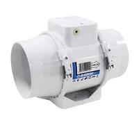 Blauberg UK 125 mm 5 inch diameter Bathroom Inline Extractor Fan Toilet Loft Mounted Powerful Ventilation Damp Control Shower Ceiling