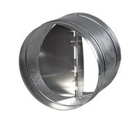 Blauberg UK 6 inch 150 mm Metal Ducting and Fittings - in-Line Heavy Duty Back Draught Vent Shutter Damper - 150mm