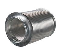 Blauberg UK Highly Flexible Ducting Extractor Fan 500 mm Silencer for Air Noise Reduction (4" / 100 mm)