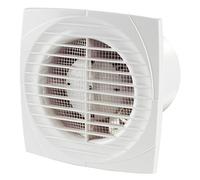 Blauberg UK Line E Low Profile Slimline - 6" 150 mm Extractor Fan for Bathroom or Kitchen with Humidity Sensor