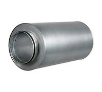 Blauberg UK Solid Circular Silencer 600mm Long - 125mm Dia