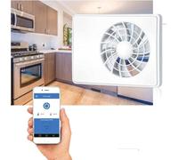 Blauberg UK Ultra Quiet Silent Bathroom Extractor Fan with Intelligent Humidity Timer and Speed Control Functions - WiFi Phone or Tablet Controlled