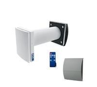Blauberg VENTO-DUO-AIR-GRY Vento Duo-Air Decentralised Single Room Heat Recovery Unit - WiFi - Grey Cowl