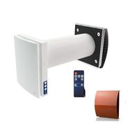 Blauberg VENTO-MIDI-AIR-TER Vento Midi-Air Decentralised Single Room Heat Recovery Unit - WiFi - Terracotta Cowl