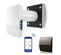 Blauberg VENTO-MINI-AIR-BRO Vento Mini-Air Decentralised Single Room Heat Recovery Unit - WiFi - Brown Cowl