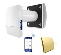 Blauberg VENTO-MINI-AIR-CS Vento Mini-Air Decentralised Single Room Heat Recovery Unit - WiFi - Cotswold Stone Cowl