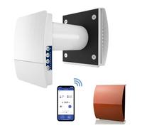 Blauberg VENTO-MINI-AIR-TER Vento Mini-Air Decentralised Single Room Heat Recovery Unit - WiFi - Terracotta Cowl