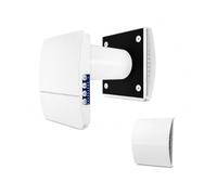 Blauberg Vento Mini Single Room Heat Recovery Ventilation Unit with WiFi, Decentralised MVHR Fan, White External Cowl