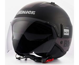 Blauer BET HT Jet Helmet, black-silver, size S for Men