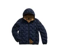 Blauer chevron-quilted hooded jacket - Blue XL-XXL