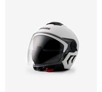 Blauer DJ-01 MONO Glossy White Jet Helmet With Dual Visor ECE2206