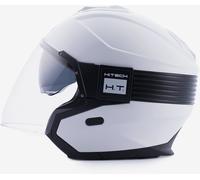 Blauer Hacker BTR Jet Helmet, white/black, size XS (53/54)