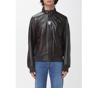 BLAUER Leather Bomber Jacket - Size: S - male