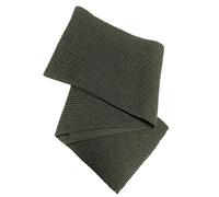 Blauer Peter - Knitted Scarf - Merino Wool - Perfect Match for Our Half Zip Sweater - 10 colours, Colour:Olive