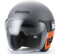 Blauer Pod 06 Jet Helmet, grey-orange, size L for Men