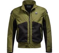 Blauer Thor Air perforated Motorcycle Textile Jacket, green/black, size 3XL