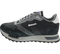 Blauer USA Ryder01 Low Trainers Black, Black grey, 10 UK