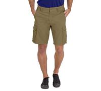 BlauerHafen Men's Cargo Work Shorts 100% Cotton 6 Pockets Chino Summer Work Safety Essential Half Pants All Waist 32-44, khaki, 26